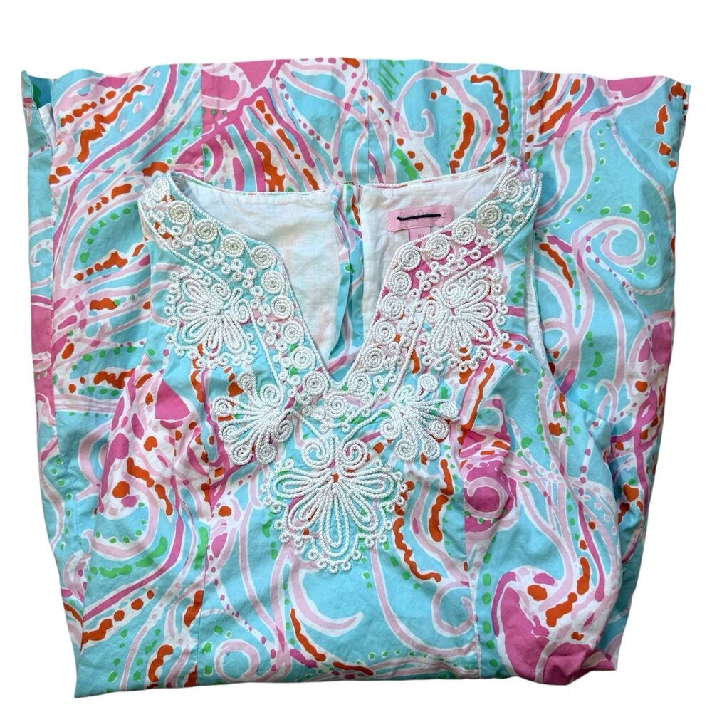 Lilly Pulitzer Gabby Jellies Be Jammin Shift Dress Size 00 Preppy Summer Girly - Picture 4 of 9